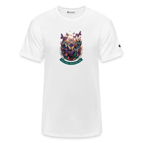 Easter Dawn's Flutter Butterfly T Shirt, Gift - Champion Unisex T-Shirt