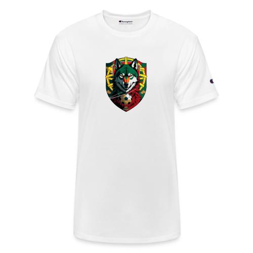 Portugal Iberian Wolf Soccer T Shirt,Football Gift - Champion Unisex T-Shirt