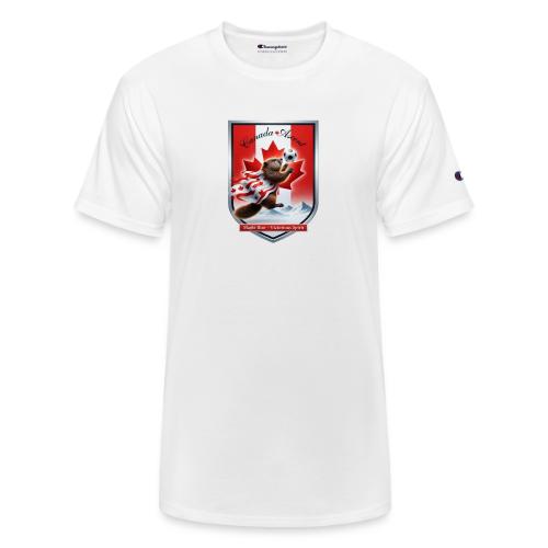 Canada Beaver Ascent T-Shirt, Canadian Pride Gift - Champion Unisex T-Shirt