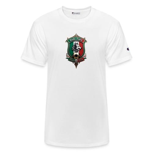 Italy heritage Wolf Fury Tee, Pride Badge Gift - Champion Unisex T-Shirt