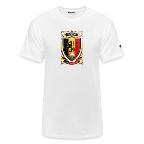 Belgium Lion Crest T-Shirt, Belgian Flag Gift - Champion Unisex T-Shirt