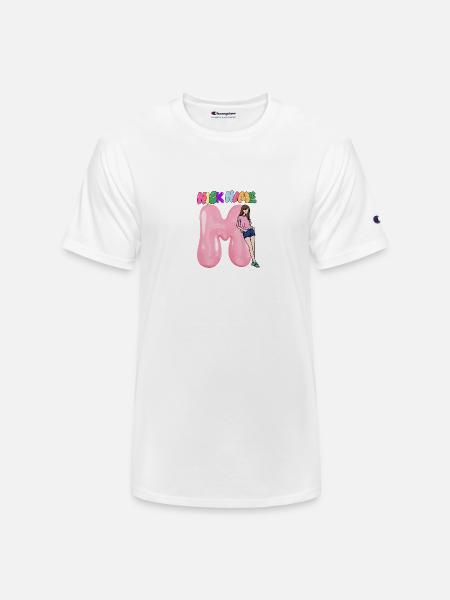 Nick Name M - Champion Unisex T-Shirt - white
