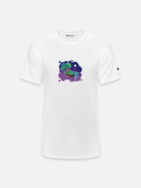 Floating Island - Champion Unisex T-Shirt - white