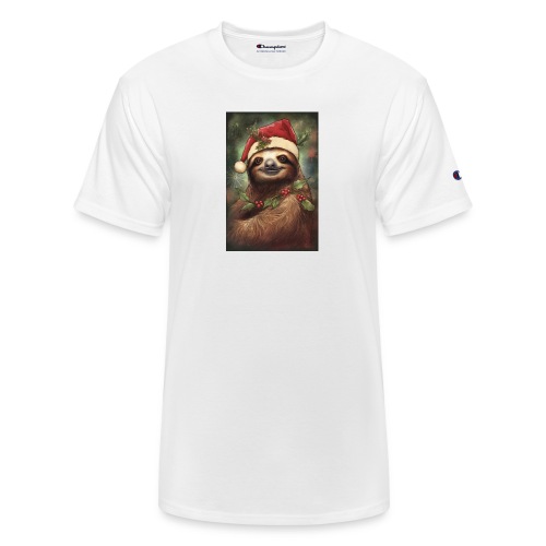 Christmas Sloth - Champion Unisex T-Shirt