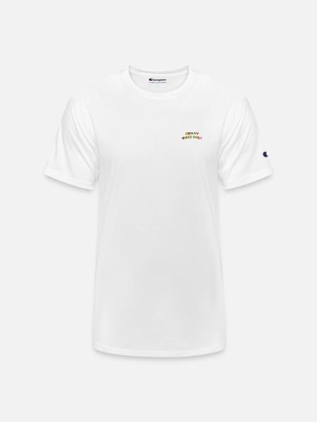 Sunny vibes only embroidered - Champion Unisex T-Shirt - white