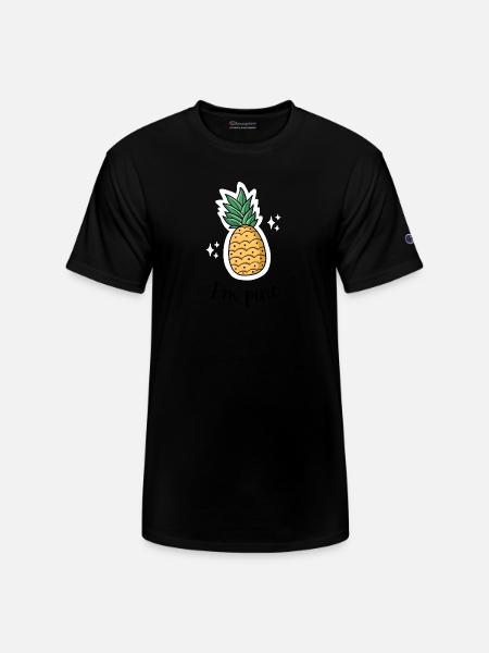 I'm pine - Champion Unisex T-Shirt - black