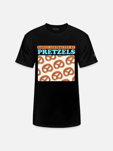 Pretzel Lover By Pretzels - Champion Unisex T-Shirt - black