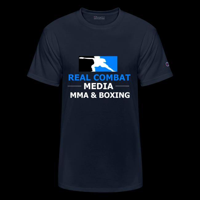 RCM MMA & BOXING Light Blue White Text