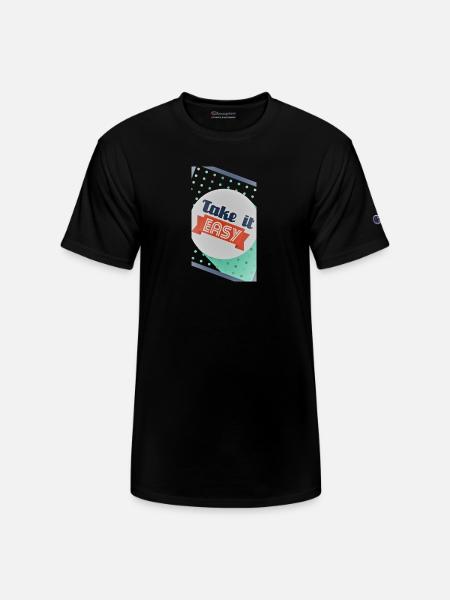 take it easy - Champion Unisex T-Shirt - black