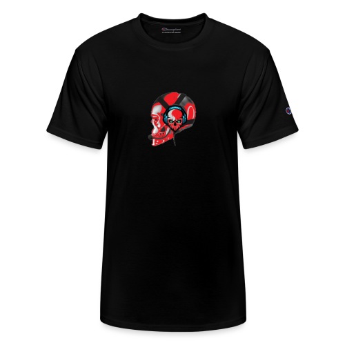 red head gaming logo no background transparent - Champion Unisex T-Shirt