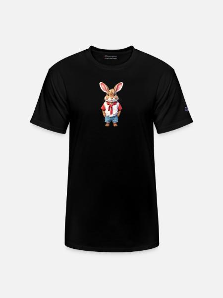 Default On the white mono - Champion Unisex T-Shirt - black