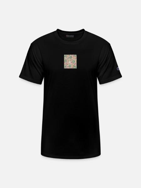 Unique floral design - Champion Unisex T-Shirt - black