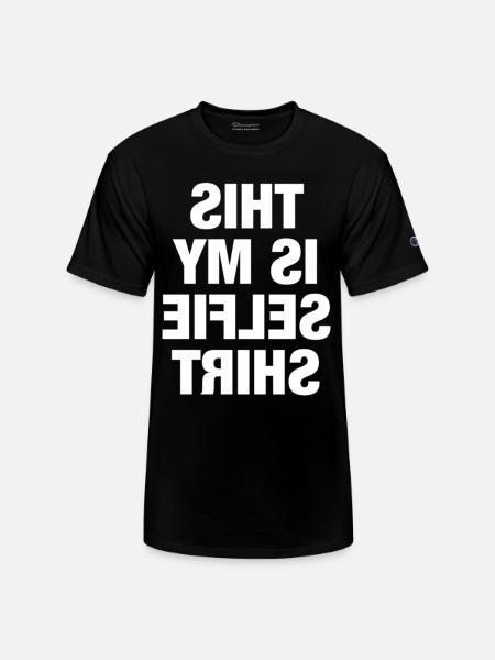 This is My Selfie - Champion Unisex T-Shirt - black