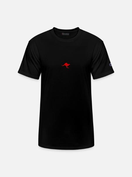 red kangaroo - Champion Unisex T-Shirt - black