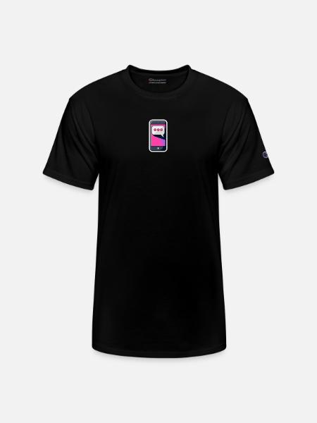Chat bubble - Champion Unisex T-Shirt - black