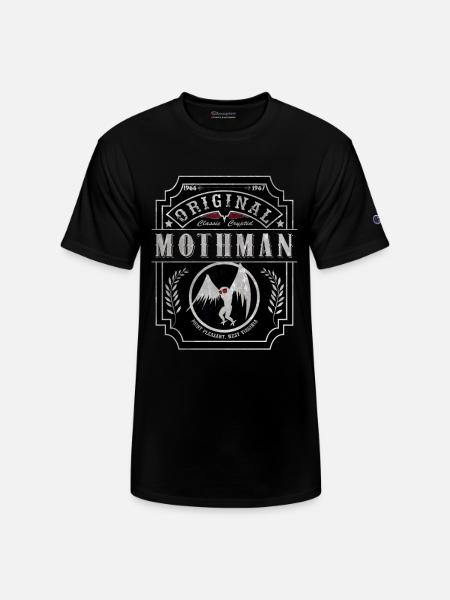 Mothman Classic Cryptid - Champion Unisex T-Shirt - black