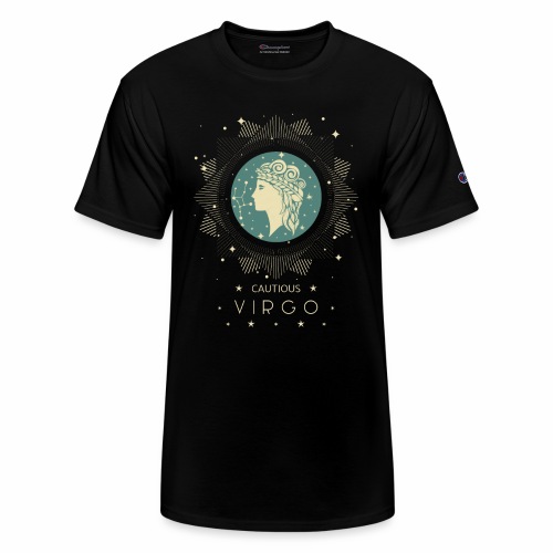 Zodiac sign Cautious Virgo August September - Champion Unisex T-Shirt
