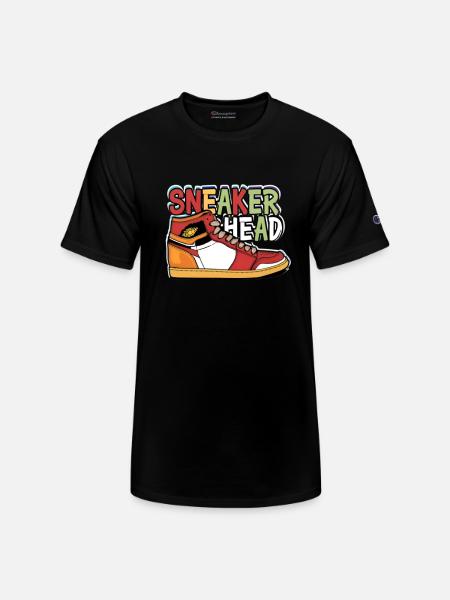 Sneaker Head - Champion Unisex T-Shirt - black