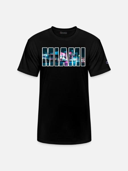 miami - Champion Unisex T-Shirt - black