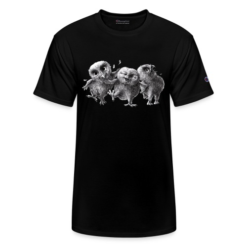 Three Crazy Owls - Champion Unisex T-Shirt