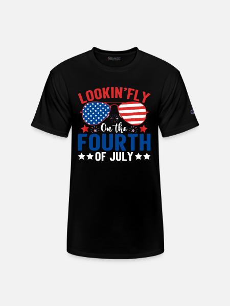 4th of july - Champion Unisex T-Shirt - black