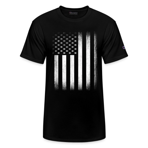 US Flag Distressed - Champion Unisex T-Shirt