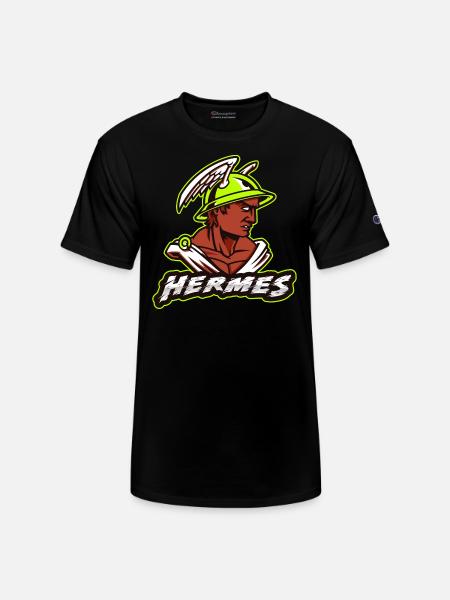HERMES - Champion Unisex T-Shirt - black