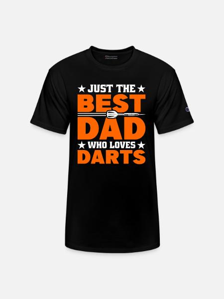 Darts Dart Player - Champion Unisex T-Shirt - black