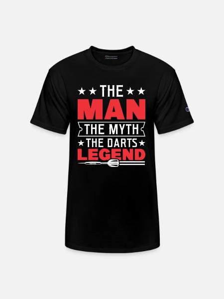 Darts Dart Player - Champion Unisex T-Shirt - black