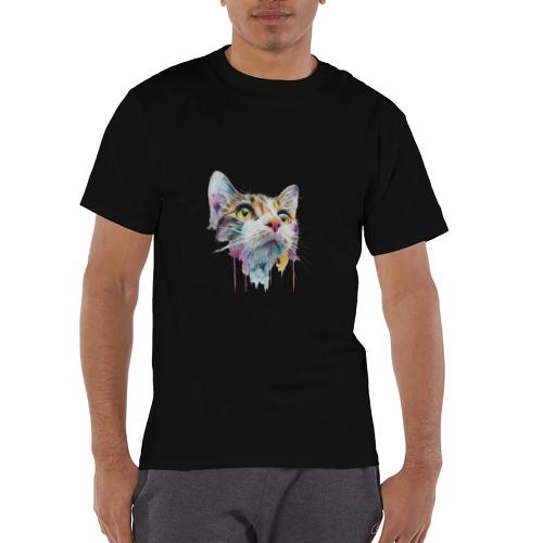 Chromatic Cat Splash - Champion Unisex T-Shirt
