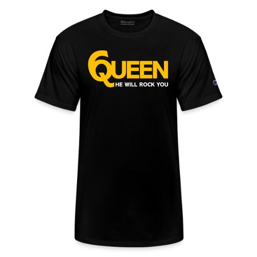 Queen - He Will Rock You - Champion Unisex T-Shirt