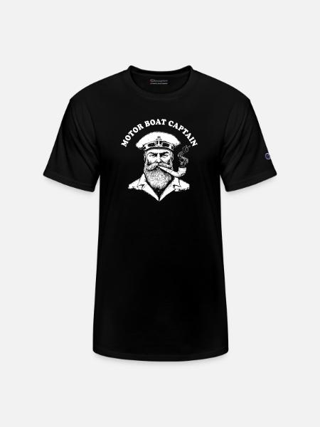 Motor Boat Captain - Champion Unisex T-Shirt - black