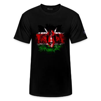 Kenya - Champion Unisex T-Shirt - black - Front