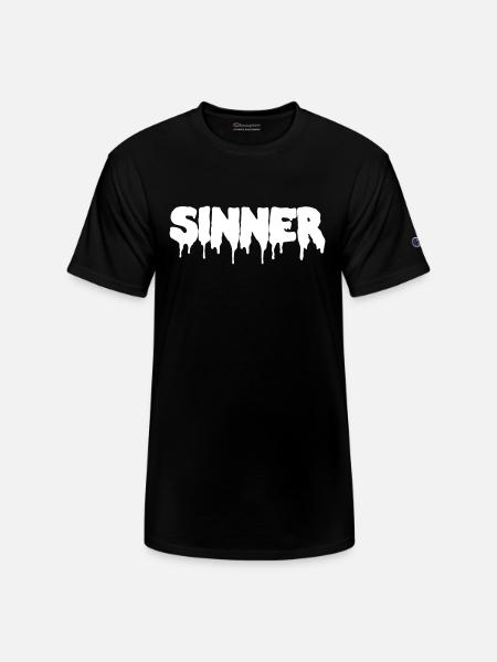 SINNER - Champion Unisex T-Shirt - black