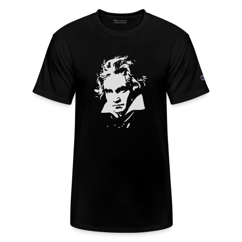 Ludvig Van Beethoven negative for dark shirts - Champion Unisex T-Shirt