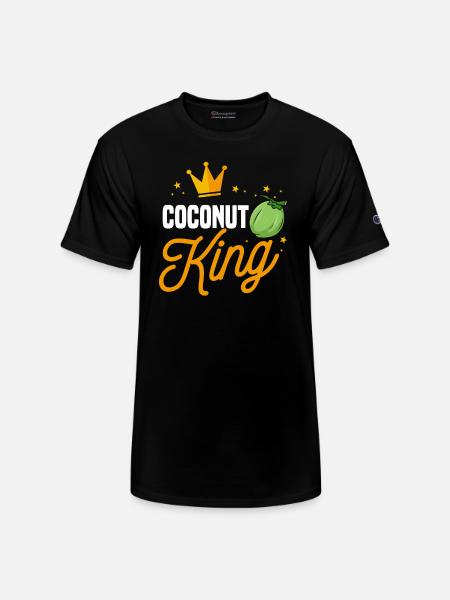 Coconut King - Champion Unisex T-Shirt - black