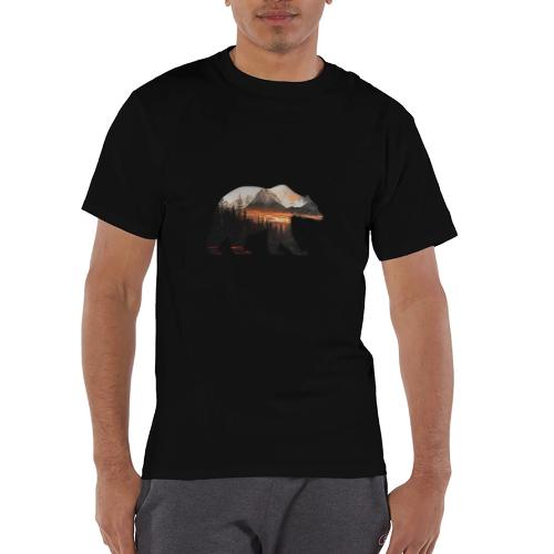 Canada Bear: fiery tones - Champion Unisex T-Shirt