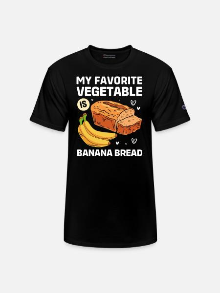 Bread Baking Banana Bread - Champion Unisex T-Shirt - black