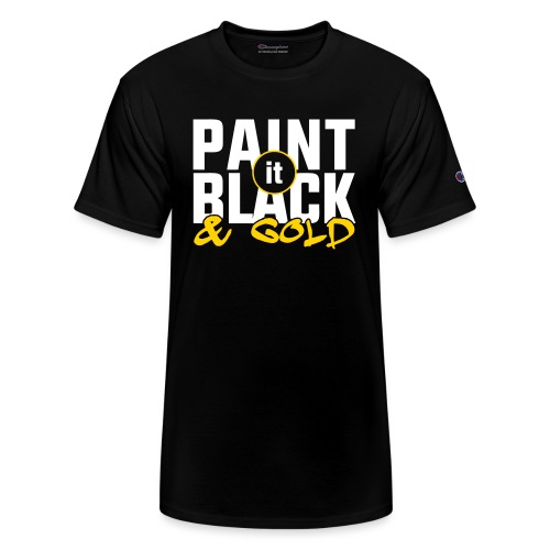 Black And Gold Women's T-Shirts - Champion Unisex T-Shirt