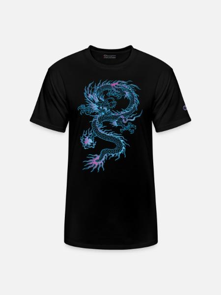 chinese dragon - Champion Unisex T-Shirt - black