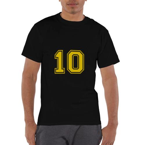 Number 10 in a classic athletic collegiate font - Champion Unisex T-Shirt