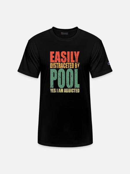 Pool Saying Funny - Champion Unisex T-Shirt - black