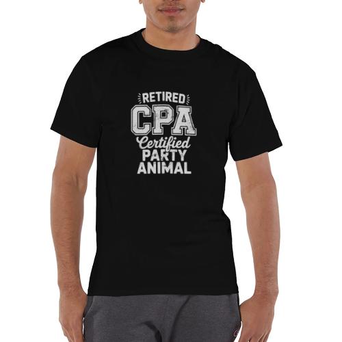 Retired CPA Party Animal Vintage - Champion Unisex T-Shirt
