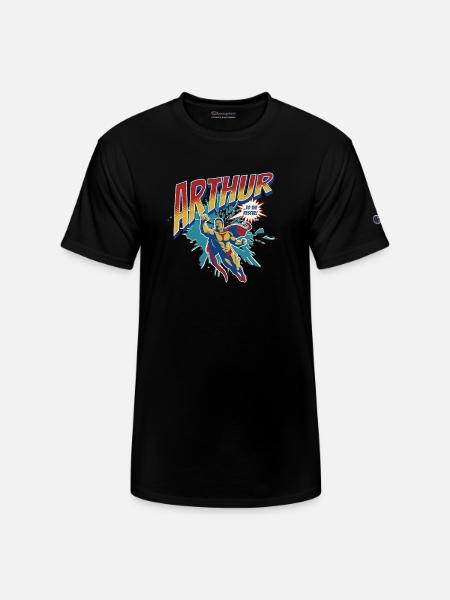 Superhero Arthur - Champion Unisex T-Shirt - black