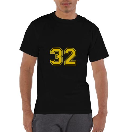 Number 32 in a classic athletic collegiate font - Champion Unisex T-Shirt