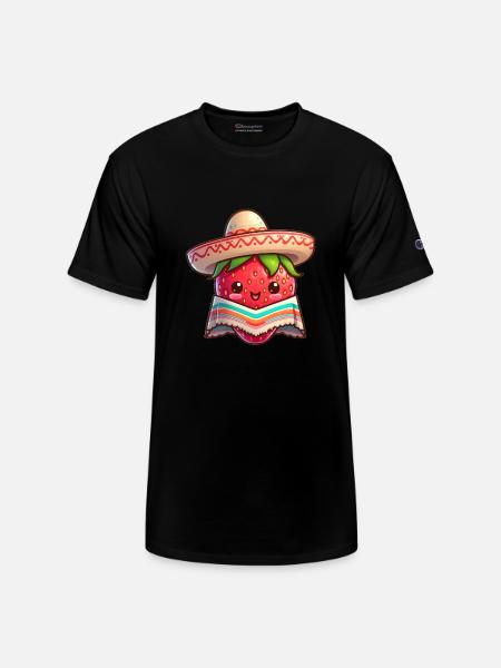 Mexican strawberry - Champion Unisex T-Shirt - black