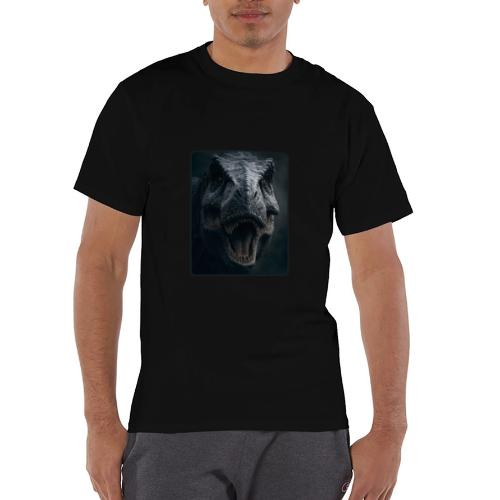 T Rex Cinematic Close-Up Design - Champion Unisex T-Shirt
