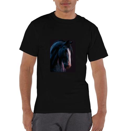 Noble Horse Cinematic Portrait Design - Champion Unisex T-Shirt