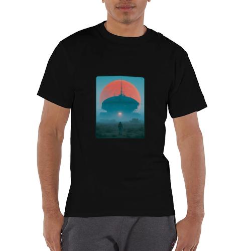 Astronaut Alien Outpost Design - Champion Unisex T-Shirt