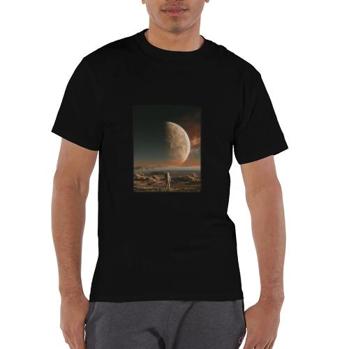 Astronaut on an Alien Moon - Champion Unisex T-Shirt